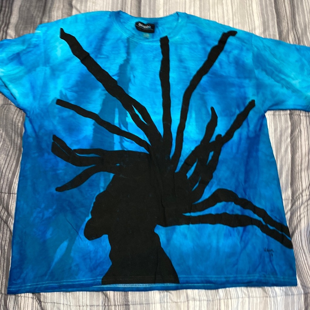 Liquidation sale Danida graphic logo, tie-dye T-shirt, size extra large